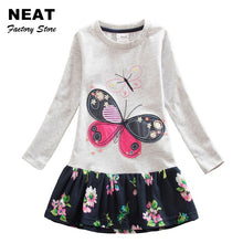 2-8Y Retail Dresses For Girls Pink Gray Cartoon Kids Dress For Baby Summer Girl Clothes Princess Party Dresses LH5460 H5460 Mix
kids