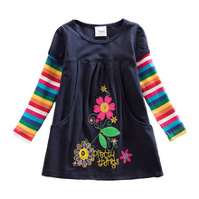 2-8Y Retail Dresses For Girls Pink Gray Cartoon Kids Dress For Baby Summer Girl Clothes Princess Party Dresses LH5460 H5460 Mix
kids