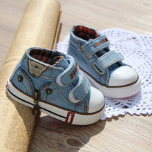 2016 Canvas Children Shoes Boys Sneakers Brand Kids Shoes for Girls Baby Jeans Denim Flat Boots toddler shoes  YS660-kids