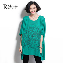 2016 Plus Size Women Clothing Summer Style 5XL 6XL Short Sleeve Soft Cotton Loose Plus Size Tunic Shirts(BelineRosa DS0016)
women