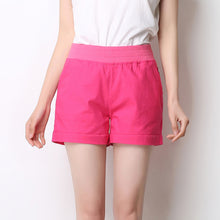 2016 Women Shorts Solid Short Femme Pocket Linen Summer Shorts Casual Loose  High Waist Shorts Plus Size S-4XL A315
women