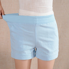 2016 Women Shorts Solid Short Femme Pocket Linen Summer Shorts Casual Loose  High Waist Shorts Plus Size S-4XL A315
women