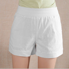 2016 Women Shorts Solid Short Femme Pocket Linen Summer Shorts Casual Loose  High Waist Shorts Plus Size S-4XL A315
women