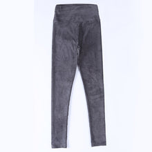 2016 spring suede leather women pants high waist large elastic slim retro leather suede pants for women
women