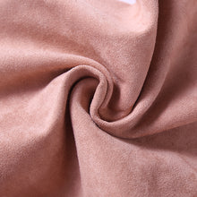2016 spring suede leather women pants high waist large elastic slim retro leather suede pants for women
women
