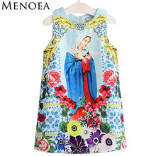2017 Brand New Girl Princess Dress Girls Dresses Kids Clothes Graffiti Print Design Kids Dresses for Girls 3-8Y Clothes
kids