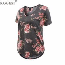 2017 Fashion T-shirts Women Tops Crop Top T Shirt Women Top Tees Flower Clothing Female Tumblr Blusa Clothes V-Neck
women