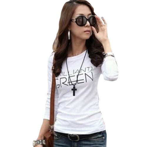 2017 Summer Casual Women T Shirt Women Tops Long Sleeve O Neck Bottoming Party Clothing  Ropa Mujer Plus Size
women