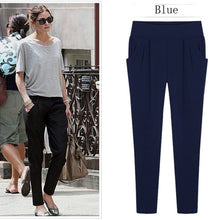 2017 Women Summer Trouser Ankle Length Plus size 5XL 6XL Loose Casual Harem Female Pants Pencil Stretch Sweatpant Elastic waist
women