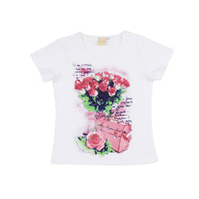 2017 fashion summer domeiland children clothing sets kids girl outfits print floral short sleeve cotton tops skirt suits clothes
kids