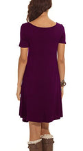 POSESHE Women's Long Sleeve Casual Loose T-Shirt Dress
women
