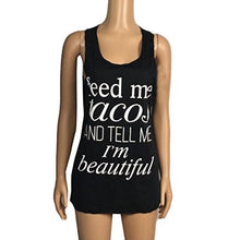Women Tank Tops, kaifongfu Letter Print Sleeveless Tank Crop Tops Vest
women