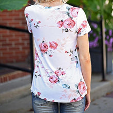 Lisingtool Women's Lace Short Sleeve T-Shirt Tee Blouse Casual Tops
women