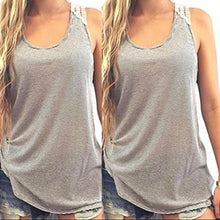 Lace Camisole,Hemlock Women Sleeveless Blouse Shirt Short Tank Top Sexy Sport Vest (M, Gray)
women