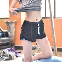 7 Colours Double Layer Sports Shorts Women Shorts Loose Cotton Side Split Elastic Waist Women Shorts Running Tights Short
women
