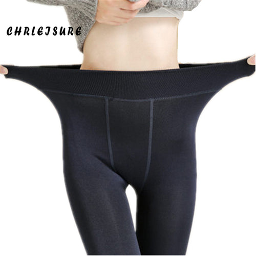 8 Color New Winter Thick Velvet Pants Female Warm Outer Wear High Waist Pants Were Thick Stretch Pants Stepped Foot Pants
women