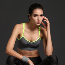 B.BANG Sexy Women Push Up Bra Running Sports Shirts for Yoga Gym Fitness Patchwork Tops For Girls and Woman Adjustable Strap Bra
women