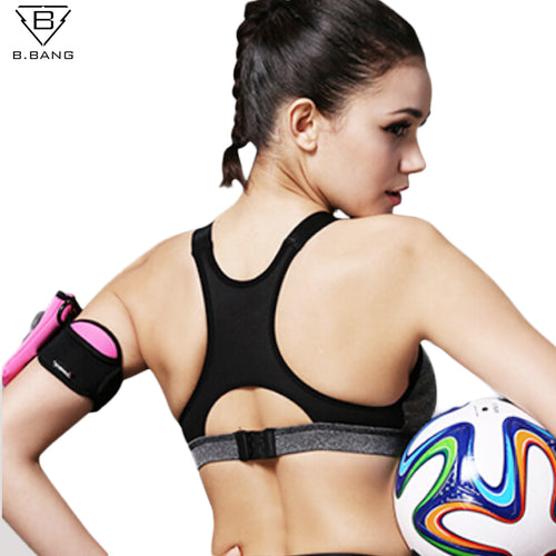 B.BANG Women Yoga Bra Sports Bra for Running Gym Fitness Athletic Bras Padded Push Up Tank Tops For Girls ropa deportiva S-XL
women