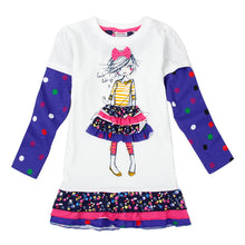 Baby Girl Dress long sleeve kids dresses for girls Clothes children clothing Kids Clothes winter Party Nova Girls Dress H5922
kids
