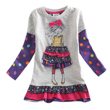 Baby Girl Dress long sleeve kids dresses for girls Clothes children clothing Kids Clothes winter Party Nova Girls Dress H5922
kids