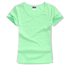 Brand New fashion women t-shirt brand tee tops Short Sleeve Cotton tops for women clothing solid O-neck t shirt ,Free shipping
women