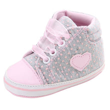 Classic Casual Baby Shoes Toddler Newborn Polka Dots Baby Girls Autumn Lace-Up First Walkers Sneakers Shoes-kids