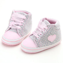 Classic Casual Baby Shoes Toddler Newborn Polka Dots Baby Girls Autumn Lace-Up First Walkers Sneakers Shoes-kids