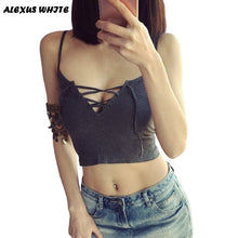 Crop Tops Women 2017 Summer New Womans Short Bralette Low Cut Tanks Top Bandage
women
