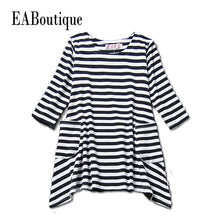 EABoutique Girls Clothing 2017 spring&autumn striped casual style long sleeve kids girls dress for 2-7 yeas old
kids