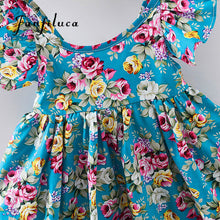 Fanfiluca Kids Dresses For Girls Fashion Girls Dresses Summer Style Floral Bohemian Girl Dress Princess Novelty Kids Clothes
kids