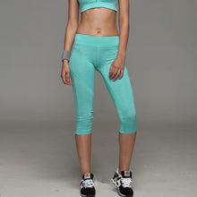 Fashion Women's Fitness Capris Pants Slim Leggings Reflective stripe Skinny Breathable Quick Dry Trousers Zipper Pocket 1025
women