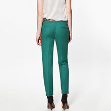 FinalFit Pencil Casual Pants Women, Spring Summer&Autumn Trousers With Belt
women