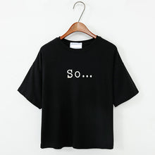 Free Shipping 2017 Summer Style Women's T Shirt Women Tops Loose Embroidered Letters Cotton Short Sleeve T-shirt Female T Shirts
women