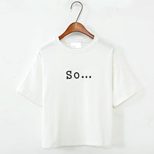 Free Shipping 2017 Summer Style Women's T Shirt Women Tops Loose Embroidered Letters Cotton Short Sleeve T-shirt Female T Shirts
women