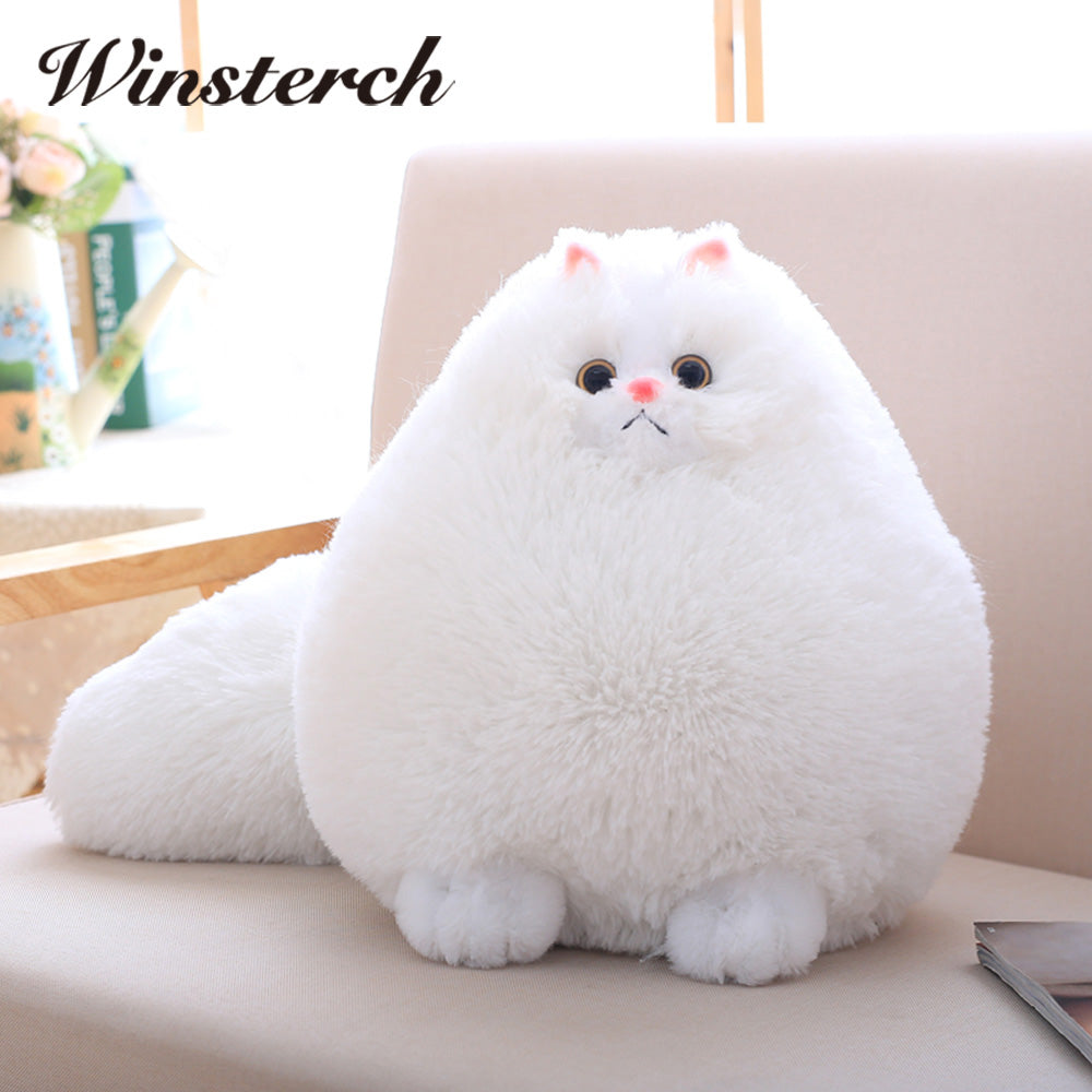 Fun Plush Fluffy Cats Persian Cat Toys Pembroke Pillow Soft Stuffed Animal Peluches Dolls Baby Kids Toys Gifts Brinquedos WW108
kids