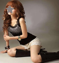 Girl Women's Rhinestone Sequin Lace Tank Top Sling Camisole Cami Vest Slim
women