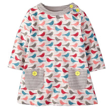 Girls Dresses Long Sleeve 2017 Spring Brand Kids Dress for Girls Clothes Robe Enfant Animal Appliques Princess Costumes Children
kids