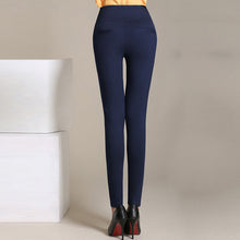 {Guoran}2017 Winter pants women Office Thick Warm Fleece High Waist pencil pants Stretch black White trousers Plus Size Leggings
women