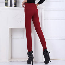 HEE GRAND 2017 New High Stretch Women Pants Cotton Ladies Pencil Pants High Waist Trousers Pantalon Femme Plus Size 4XL WKP268
women