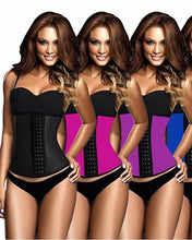 waist trainer latex modeling strap corsets steel slimming sheath belly cincher Shapewear fitness corset reduce belt girdle fajas-women