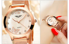montre femme GUANQIN 2017 Women Dress Watches Women's Fashion Top Brand Stainless Steel Bracelet Quartz Watch relogio feminino-Women