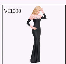 VE1004 Pink backless long dress sexy o-neck off shoulder halter lace dress fashion floor length sexy maxi dress with bow dresses-Women