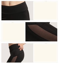 Harajuku 2017 athleisure leggings women mesh splice fitness slim black legging sportswear clothing new leggins hot bodybuilding
women