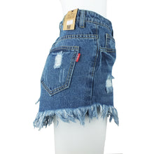 Hot sale / 2017 New Fashion women's jeans Summer Mid Waist  Denim Shorts Casual women Jeans Shorts Hole Shorts Hot Plus Size
women