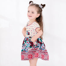 Kids Dress Toddler Clothing Tutu Robes Filles Girls Dresses Summer 2017 Children Clothes Peacock Green/Burgundy MFS-Q8002-KIDS