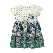 Kids Dress Toddler Clothing Tutu Robes Filles Girls Dresses Summer 2017 Children Clothes Peacock Green/Burgundy MFS-Q8002-KIDS