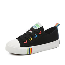 Kids Shoes For Girl Children canvas shoes boys Candy color laces 2017 Spring Autumn white sneakers children single shoes girls-kids