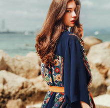 Long Cardigans Women 2017 Spring Summer New Bohemian Chiffon Long Cardigan Women Casual Trench Coat MF170419-women