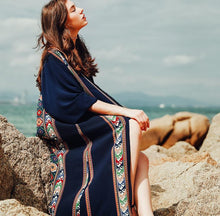 Long Cardigans Women 2017 Spring Summer New Bohemian Chiffon Long Cardigan Women Casual Trench Coat MF170419-women