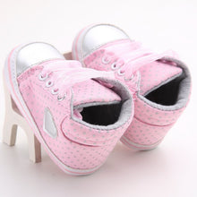 Lovely Baby Sneakers Newborn Baby Crib Shoes Girls Toddler Laces Soft Sole Shoes-kids